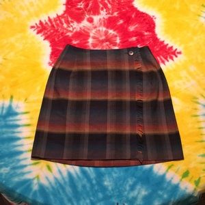 Vintage looking plaid skirt